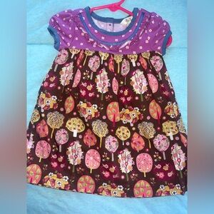 Matilda Jane Purple and Brown Tree Dress